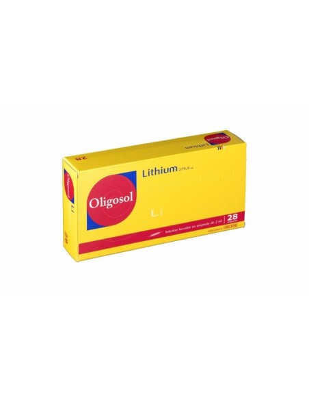 Labcatal Oligosol Litio de 28 ampollas Labcatal Oligosol Litio de 28 ampollas