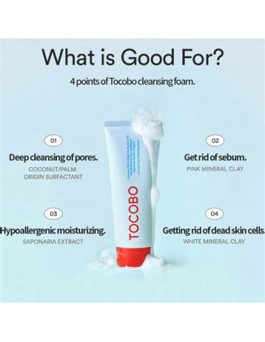Tocobo Coconut Clay Cleansing Foam...