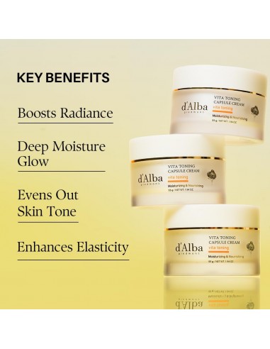 D'Alba Vita Toning Capsule Cream 50ml