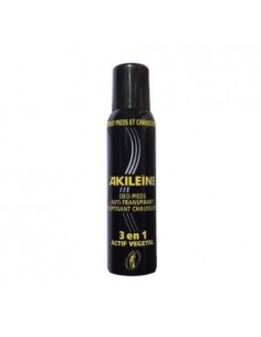 Akileïne Spray PIES Y Calzado (Negro) 3 en 1