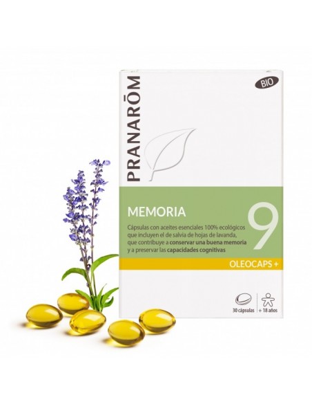 Pranarôm 9 - Memoria - 30 cápsulas Pranarôm 9 - Memoria - 30 cápsulas