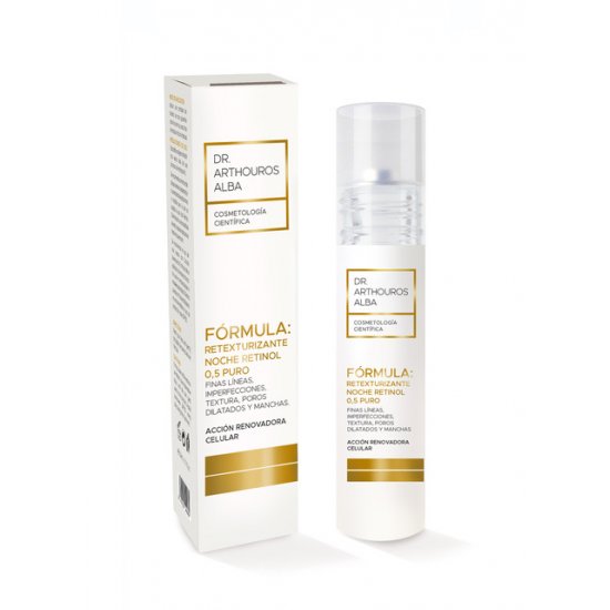Arthouros Alba Retexturizante Noche Retino 0.5 puro 50 ml. Arthouros Alba Retexturizante Noche Retino 0.5 puro 50 ml.